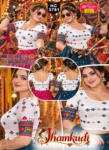 Hc 3791 Lycra Printed Navratri Blouses